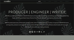 Desktop Screenshot of aamirmusic.com